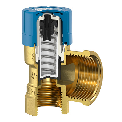 Клапан предохранительный Flamco Prescor B 3/4 TRD на 6 бар