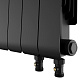 Биметаллический секционный радиатор отопления Royal Thermo Infinity 300 V Чёрный / 14 секций