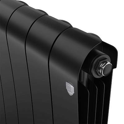 Биметаллический секционный радиатор отопления Royal Thermo Infinity 500 Чёрный / 6 секций