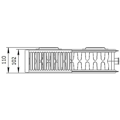 Стальной панельный радиатор отопления Axis Classic 22/300/700