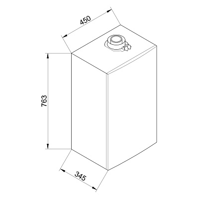Настенный газовый конденсационный котел отопления Baxi LUNA Duo-tec E 40