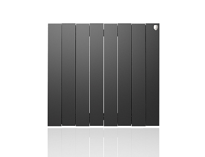 Биметаллический секционный радиатор отопления Royal Thermo PianoForte Noir Sable 500 / 8 секций