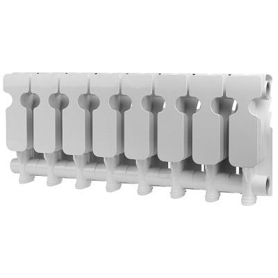Биметаллический секционный радиатор отопления Rommer Plus 200 / 14 секций