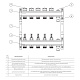 Коллектор Royal Thermo для теплого пола с расходомерами 1х3/4ЕК с 9 контурами