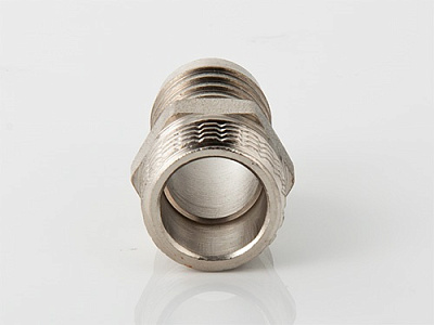 Штуцер для шланга VALTEC 1/2 х 20 мм VTr,650,N,0420 наружная резьба, никелированная латунь